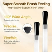 Modelones Gel Top and Base Coat, 2Pcs 15ml No Wipe Gel Nail Polish Base and Top Coat, Soak Off Nail Lamp Acid Free Gloss Clear Base Top Coat Gel Nail Starter Supplies Kit Long Lasting for 28 Days