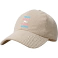 thumbnail image 2 of Trans Rights are Human Rights LGBT Baseball Cap Men Trucker Hat Gift Women Cowboy Hat Dad Hat Adjustable Sun Hat Beige, 2 of 8
