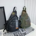thumbnail image 4 of Bolso de pecho de gran capacidad para exteriores, bolso de mensajero deportivo unisex, bolso de hombre de estilo japonés y coreano, bolso de viaje, bolso para equipo de pesca, 4 of 6