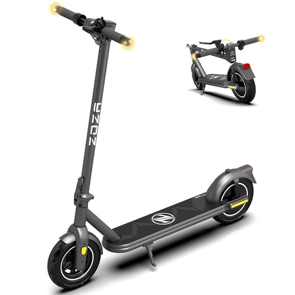 ZDZA 500W Electric Scooter, 20MPH 10"Tire Escooter with Turn Signal, Foldable Commuting Electric Scooter for Adults