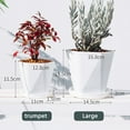 thumbnail image 5 of 1X Flower Pot,Pot Resin Pot Flower Household Plastic Balcony Large Flower Thicken Patio & Garden Clearance Sale, 5 of 9