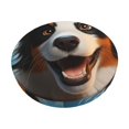 thumbnail image 1 of Balery Playful Smile Cute Dog Fundas de asiento para taburete de bar redondo de tela de terciopelo ajustables que protegen de arañazos y manchas para sillas de 14 a 17 pulgadas.-12 inch, 1 of 7