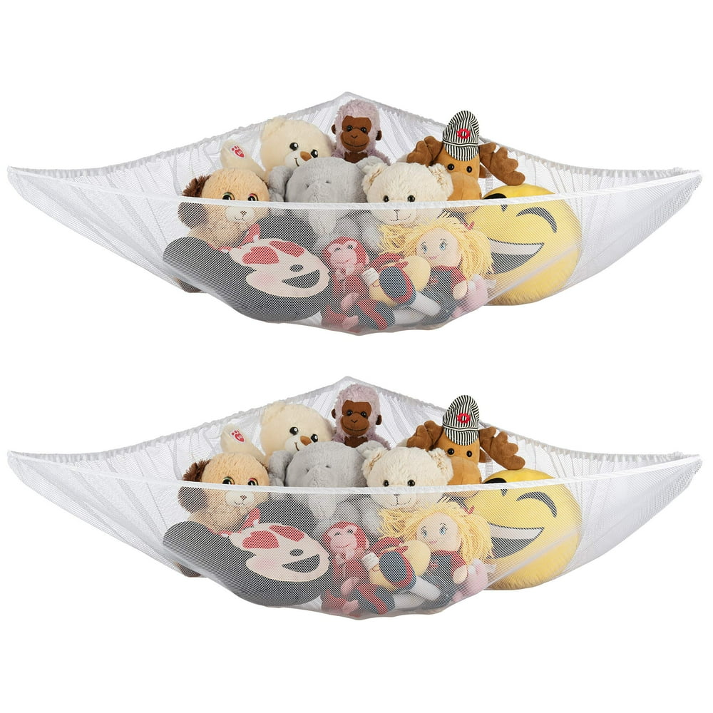 Ziz Home Stuffed Animal Hammock, 2 Pack, Nursery and Playroom Jumbo Toy