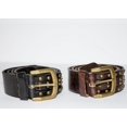thumbnail image 2 of Studded 3 Strand Punk Inspired Leather Belt, 2 of 4