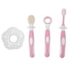 thumbnail image 1 of 3Pcs Cepillo de dientes para bebés Limpiador de lengua para bebés Conjunto de cuidado oral Cuidado dental para bebés de 0-36 meses, sin BPA(Rosado) EOTVIA No, 1 of 8