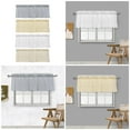 thumbnail image 2 of RUISINERY Natural Linen Short Curtain For Bedroom And Living Room Rod Pocket Type Small Window Curtain Lightweighted, 2 of 7
