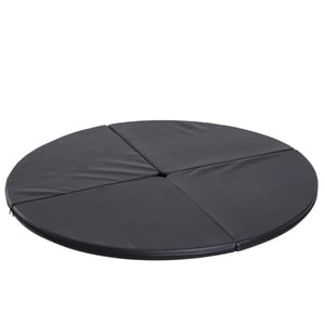 Spaco Pole Dance Mat Lightweight and Foldable Dance Mat Folding Pole Dance Mat for Indoor as Home Black