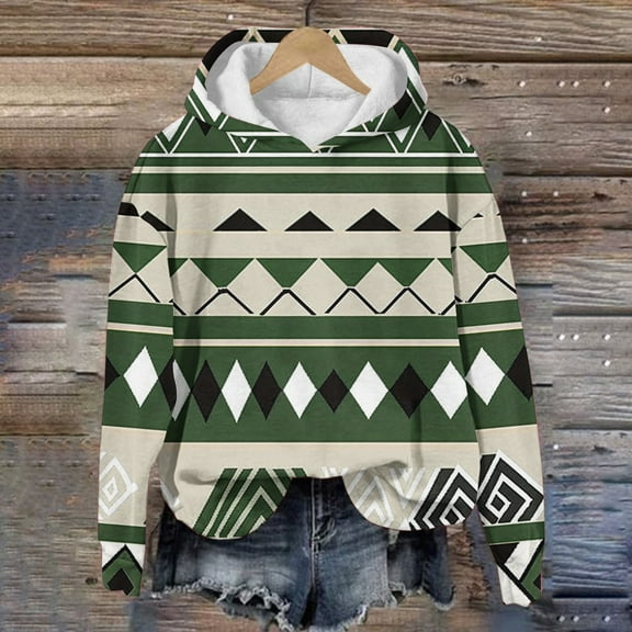 UPPADA Womens Hawaii Beach Graphic Hoodies Floral Print Oversized Hooded Sweatshirts Vintage Y2k Hoodies Women Hoodies Pullover Coffee,L