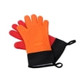 thumbnail image 4 of Guante de silicona térmica KN410 para barbacoa, unisex y ambidiestro, resistente a altas temperaturas hasta 300°C, antideslizante y transpirable, ideal para cocina y exteriores., 4 of 6