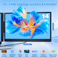 thumbnail image 2 of Extensor de pantalla para laptop sharanix ultraligero 14" FHD 1080P, 2 of 8