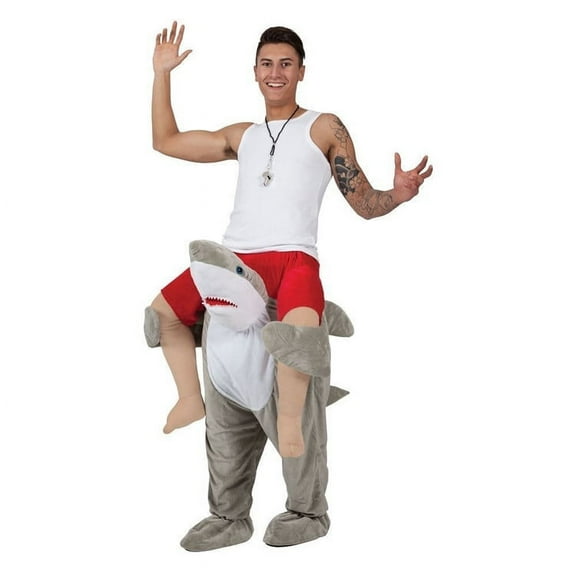 Ride On Shark Shoulder Carry Mascot Costume Party Fancy Dress Adult