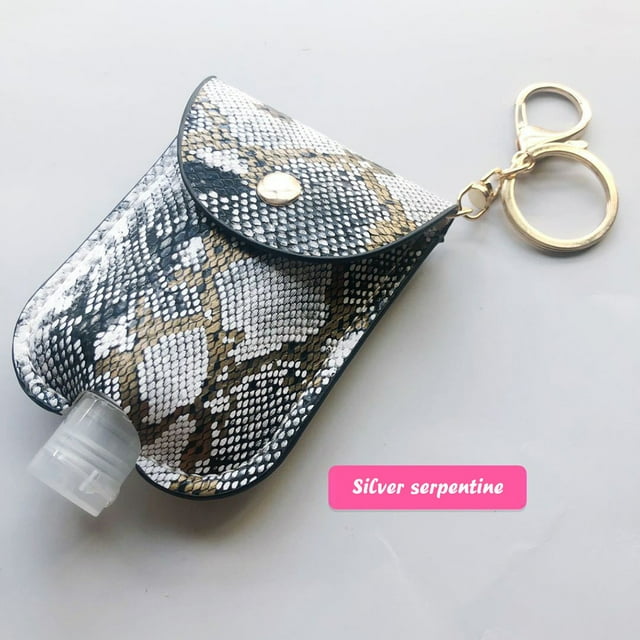 TIMIFIS Keychain Holder Travel Bottle and Keychain Refillable Empty Bottles for Kitchen Appliances
