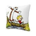 thumbnail image 2 of Calvin And Hobbes Throw Pillow Cover Decoration Pillow Case Cushion Home Decor for Home Sofa Couch 26"x26", 2 of 8