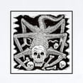 thumbnail image 2 of CafePress - Calavera Huerista Infant Creeper - Baby Light Bodysuit, Size Newborn - 24 Months, 2 of 4