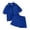 outfits 87#Blue, variant on ZXLBBD Girls' Kids Cool Short Sleeve Solid Color Button Down Shirt with Comfort Shorts 2 Piece Casual Summer Outfits for Clothing Sets,Blue,Size 11 Y-12 Y