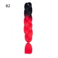 thumbnail image 4 of Happydeer Synthetic Gradient Color Long Twist Braids Ponytail Hair Extension Cosplay Wig, 4 of 13