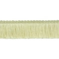 thumbnail image 2 of 1 3/4" (4cm) Basic Solid Collection Brush Fringe Trim # 0175SB,, Cream Ivory #A2 (Ivory / Cream) 5 Yards (15 ft/4.5m), 2 of 2