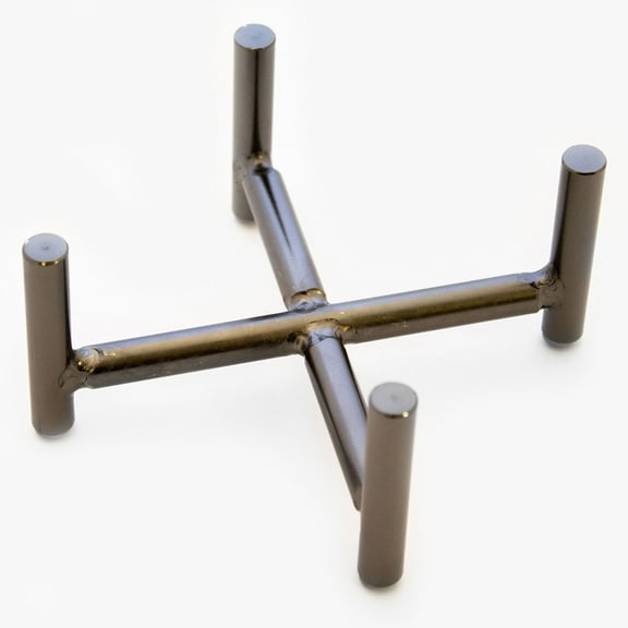 Thirstystone Black Chrome Iron Coaster Holder 5" x 5"