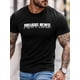 thumbnail image 2 of Men's T-Shirt,Short Sleeve Tee Shirt Casual Tops Breaking News Crew Neck T Shirts for Men, 2 of 8
