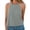 Gray, variant on Sleeveless Solid Color Women Halter Casual Tank Tops Camisole