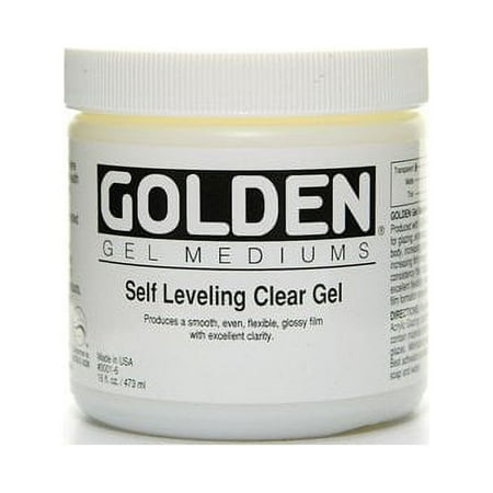 UPC: 0738797300170 | Golden Artist Color Acrylic Medium Golden Self Leveling Clear Gel 32 oz