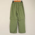 thumbnail image 7 of Women's Zip Off Convertible Straight Leg Cargo Pants, Two in One Long Pants to Shorts with Detachable Hem, Lightweight Travel Hiking Trousers for Outdoor, Breathable Army Green XXXXL, 7 of 7