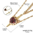 thumbnail image 2 of Heart-piercing Couple Necklace Love Dagger, 2 of 2