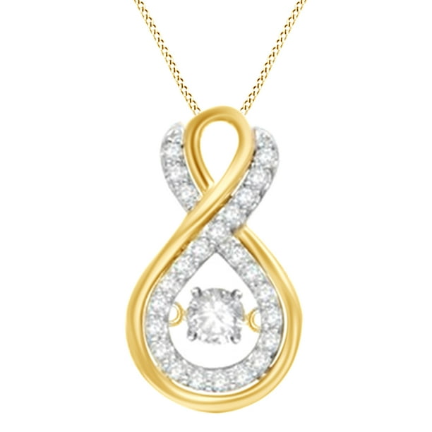 Dancing diamond necklace walmart Clearance