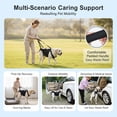 thumbnail image 6 of Dog Lift Harness,Full Body Dog Sling Carrier with Handle,Total Body Support for Dogs,Pet Dog Leg Support Sling Adjustable Retractable Breathable Lift Harness (S), 6 of 6