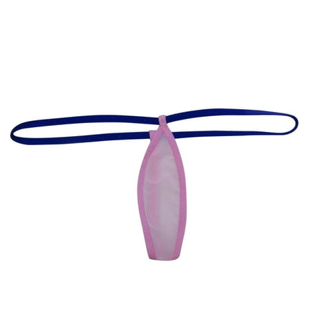 

Intimates Women Sexy T Pants Open Crotch Sexy Underwear Underpants Lingerie Spandex Simple Long Sleeve Shirts for Women Blue