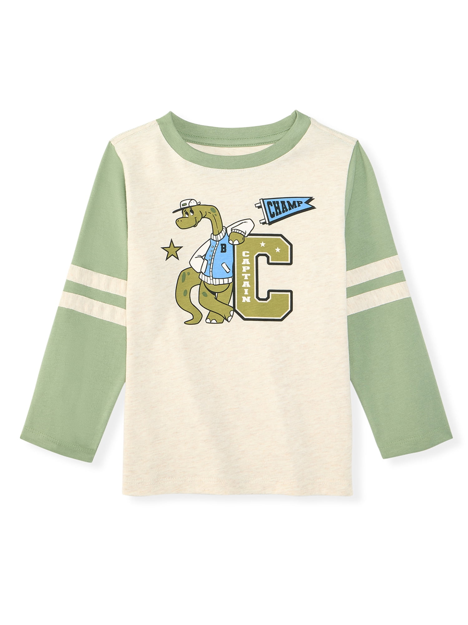 Garanimals Baby & Toddler Boys Long Sleeve Shirts, Single & 3-Pack, Sizes 0-6T