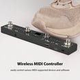 thumbnail image 3 of M-VAVE Wireless MIDI Controller BT MIDI Pedal Controller Intelligent APP Controls Digital Display Screen Rechargeable 12H Ultra Long Battery Life TRS to MIDI Adapter Portable MIDI Footswitch, 3 of 6