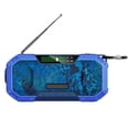 thumbnail image 1 of Radio à Manivelle Randonnée Sac à Dos USB Rechargeable Lampe de Poche IPX5 Étanche Camouflage Bleu, 1 of 9