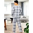 thumbnail image 3 of Pijama De Hombre Afelpada Pantalón Sudadera Tela Polar Suave, 3 of 5