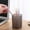 🔥 Black_Base#1886, variant on Frosted Transparent Pen Cup Organizer | Polypropylene Pencil Holder for Office Desk Makeup Brushes | Cute Minimalist Stationery Storage Box | 7x7x11cm | White | 1 Piece