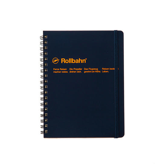 Delfonics Rollbahn Spiral Classic Notebooks 3 in. x 4 in. (Dark Blue