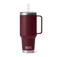 thumbnail image 1 of YETI Rambler 42 oz Tumbler with Handle and Straw Lid, Travel Mug Water Tumbler, Vacuum Insulated Cup with Handle, Stainless Steel, Wild Vine Red, 1 of 8