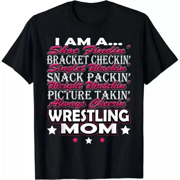 Cute I Am A Wrestling Mom Mama Shirt Unisex S-5XL Hot Trending Shirt, Vintage Birthday Gift