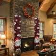 thumbnail image 5 of SEANATIVE Christmas Stripes Door Banner 2 Piece Hanging Banner Xmas Santa Claus Porch Flags for Front Door Wall Porch Outdoor Home Winter Holiday Party Decor, 5 of 7