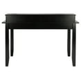 thumbnail image 6 of SAFAVIEH Winsone Solid Writing Desk w/ 2 Drawers, Matte Black, 6 of 14