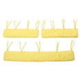 thumbnail image 2 of Funda para barandilla de cuna, color liso, correa ajustable, protección suave para bebés tipo 1., 2 of 14