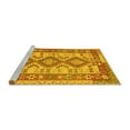 thumbnail image 2 of Ahgly Company Machine Washable Indoor Rectangle Southwestern Yellow Country Area Rugs, 5' x 8', 2 of 4