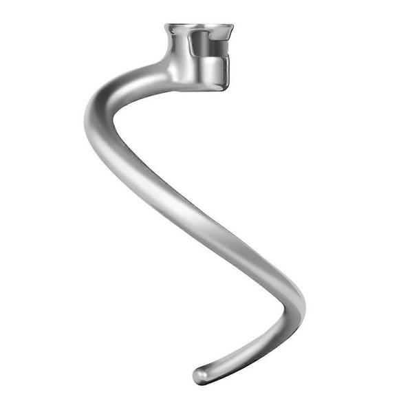 Stainless Steel Dough Hook Replacement for 7 QT Bowl-Lift Stand Mixers, Spiral Dough Hook Attachmen