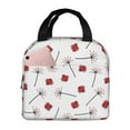 thumbnail image 1 of Disketp Ladybug With Dandelion for Insulated Lunch Bag for Women and Men, Perfect for Work, Hiking, Picnic, 1 of 8