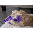 thumbnail image 6 of goDog® Dinos™ Bruto with Chew Guard Technology™ Durable Plush Squeaker Dog Toy, Small, Purple, 6 of 9