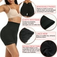 thumbnail image 3 of FITVALEN Women High Waist Butt Lifter Panties Padded Hip Enhancer Boyshort Tummy Control Thigh Slimmer Lace Shapewear, 3 of 7