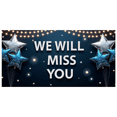 thumbnail image 4 of LUUFILx Starry Night We Will Miss You Backdrop Farewell Banner Event Celebration Party Supplies Photography Props Background Decorations, 4 of 9