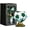 Green, variant on Soccer Ball Shaped Rotating Drinking Glass,10oz Trophy Beer Glass with Gold Base, Sports Theme Tumbler for Beverages, Juice Cocktail, Sports Fan(red)Q