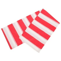 OUNONA 红 条纹桌 Digital Circus Party Decorations Stripe Cover Tablecloth Baby