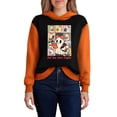 thumbnail image 1 of Chandail à Capuchon Imprimé Mignon et Halloween pour Dames, 1 of 3